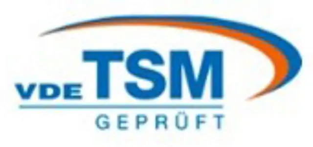 VDE-TSM-Prüfsiegel „geprüft“