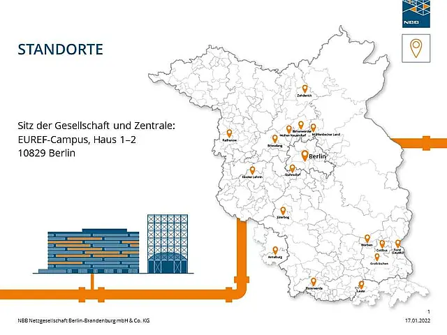 NBB-Standorte Standortkarte NBB